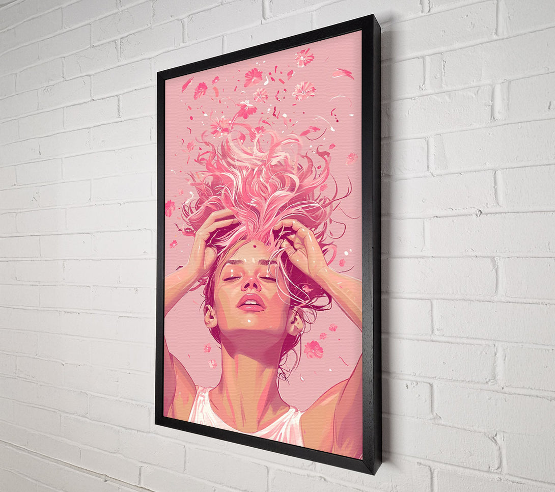  A Canvas Print of Pink Petal Dreams Canvas Print