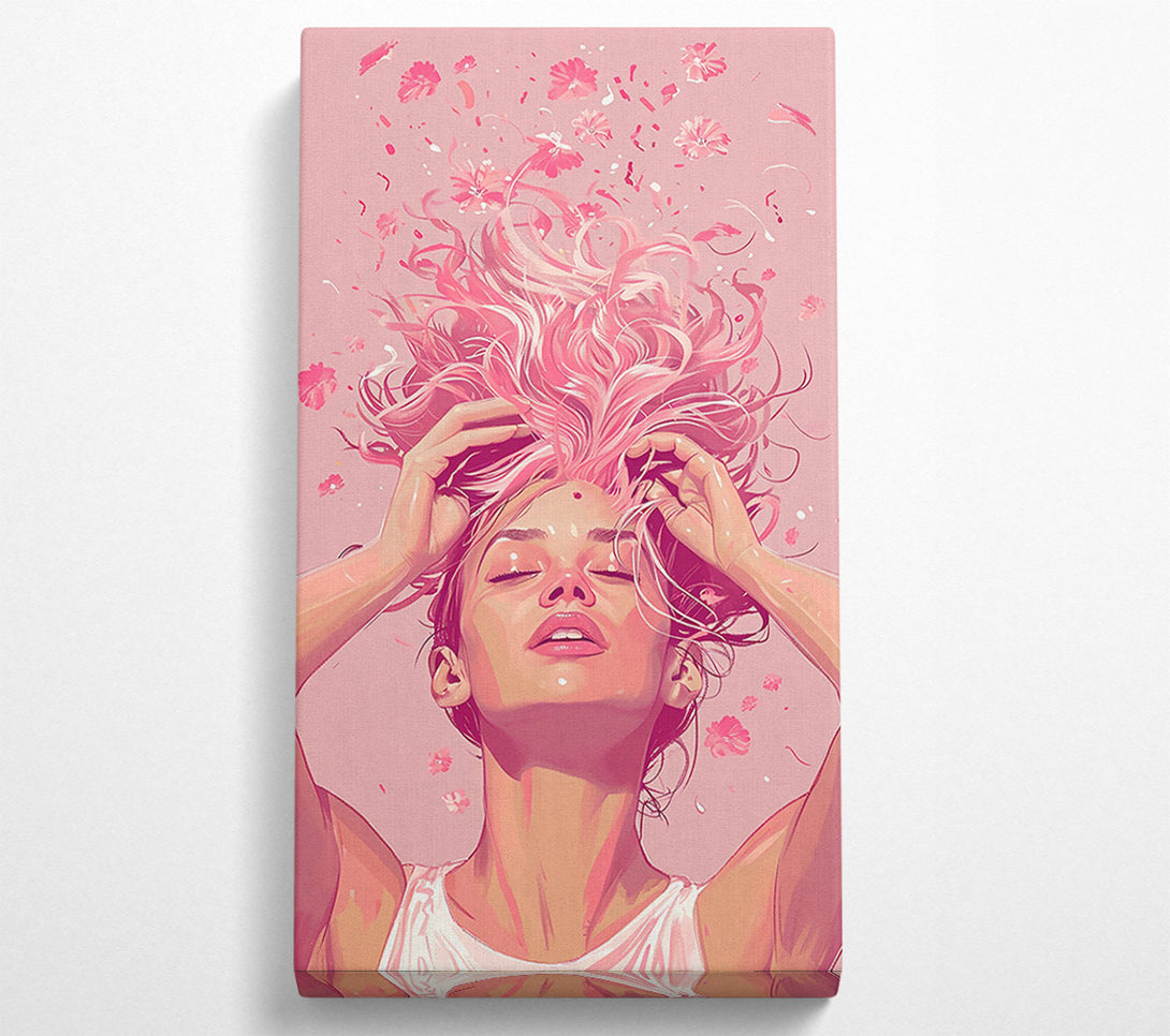  A Canvas Print of Pink Petal Dreams Canvas Print