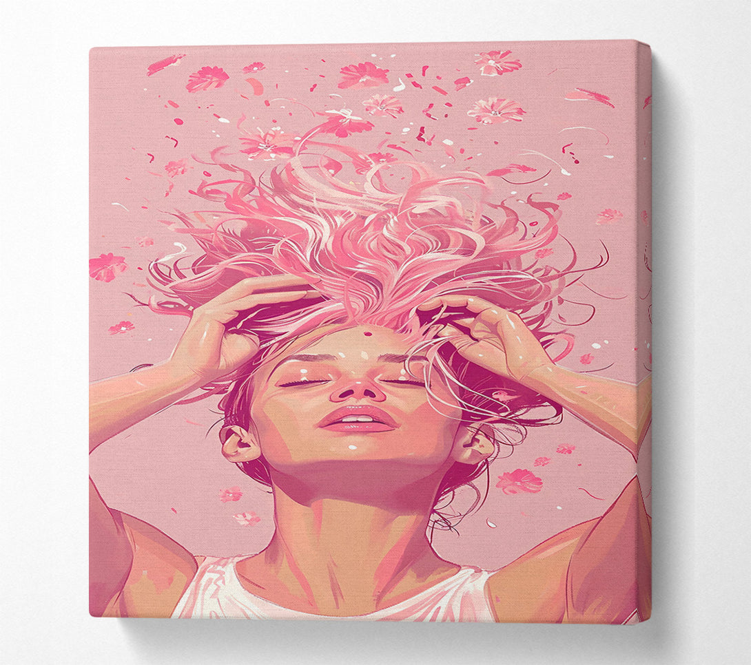  A Canvas Print of Pink Petal Dreams Canvas Print