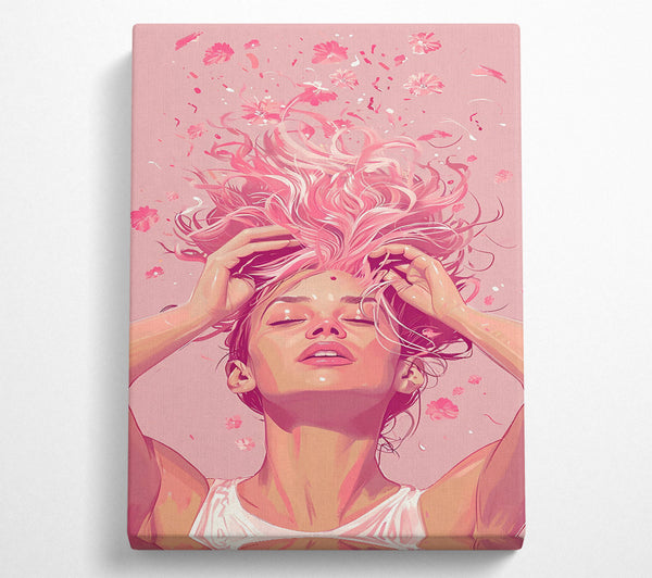  A Canvas Print of Pink Petal Dreams Canvas Print