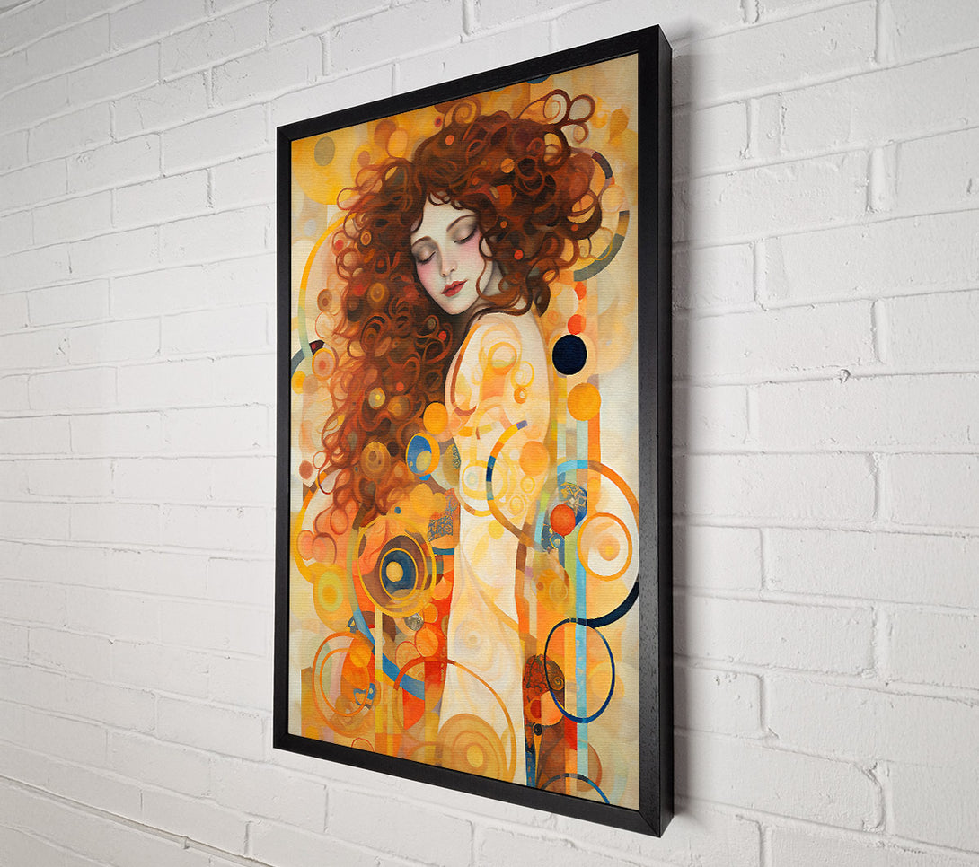  A Canvas Print of Klimt Flow Canvas Wall Art