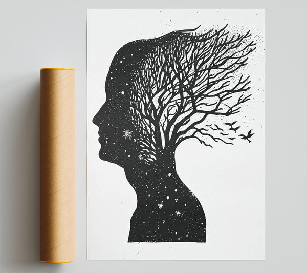 Black Sky Thoughts Poster
