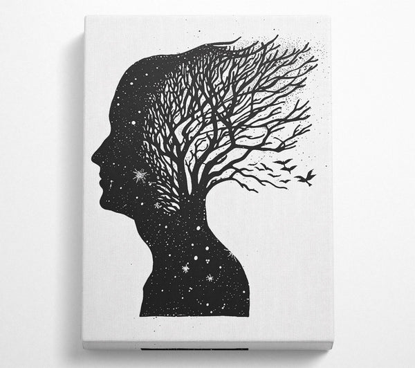  A Canvas Print of Black Sky Thoughts Canvas Print