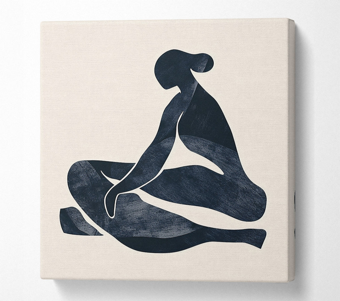  A Canvas Print of Midnight Figure Study Canvas Print