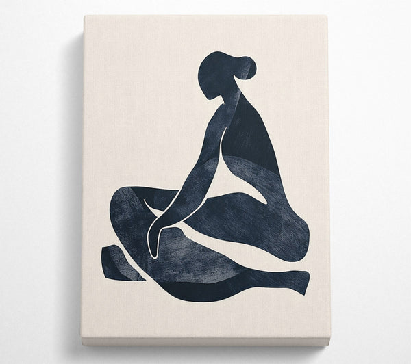  A Canvas Print of Midnight Figure Study Canvas Print