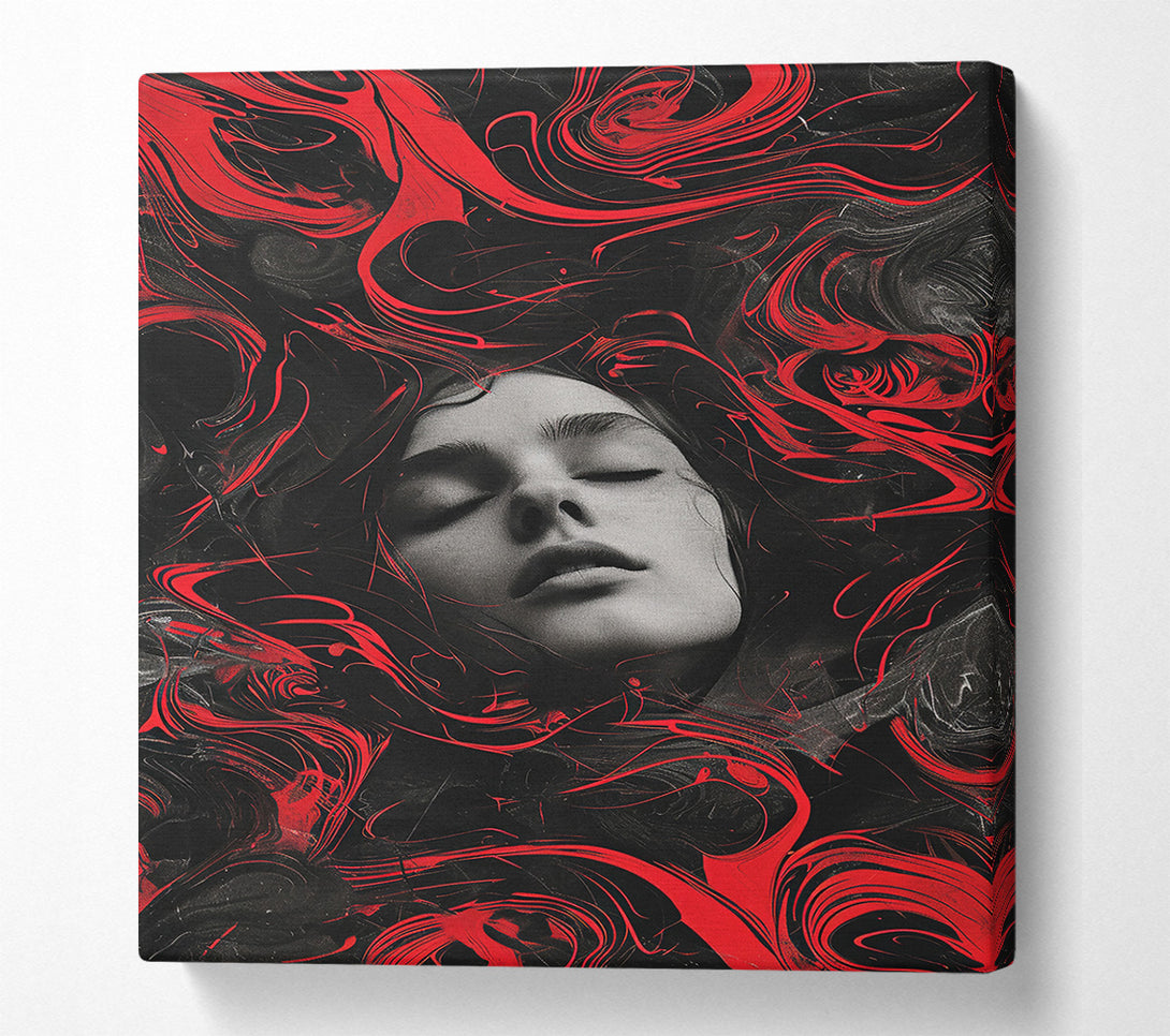  A Canvas Print of Crimson Dream Canvas Art