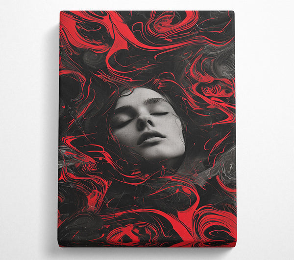  A Canvas Print of Crimson Dream Canvas Art