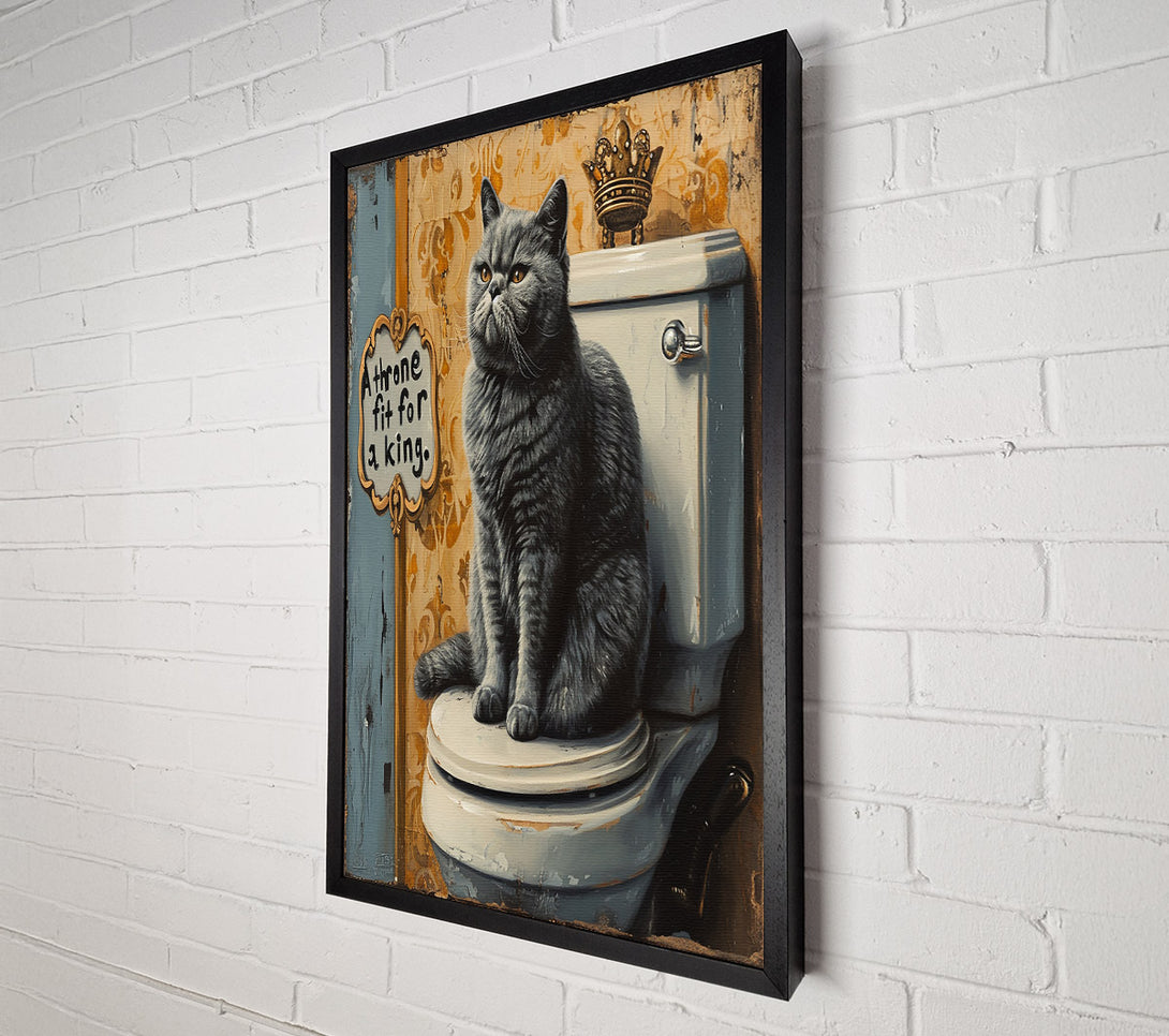  A Canvas Print of Gray Throne Fit For King Canvas Art