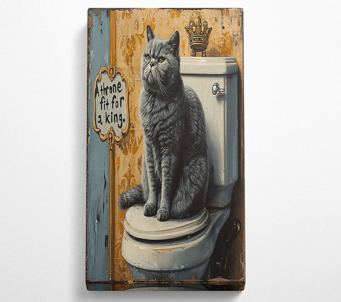  A Canvas Print of Gray Throne Fit For King Canvas Art