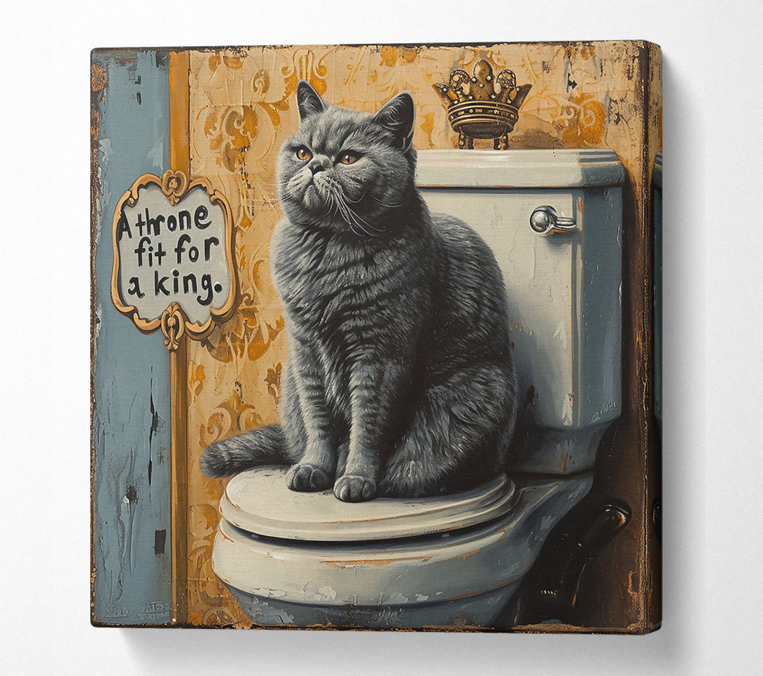  A Canvas Print of Gray Throne Fit For King Canvas Art