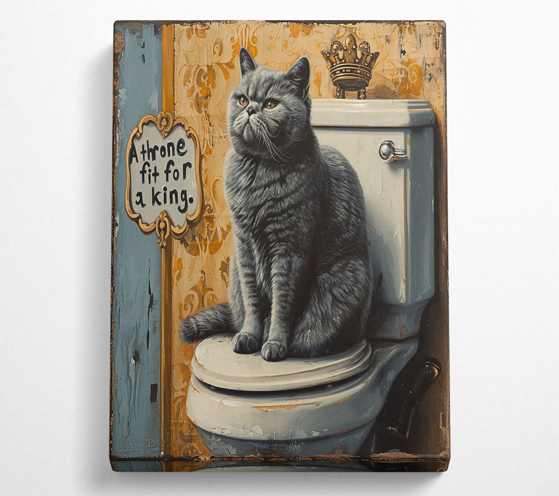  A Canvas Print of Gray Throne Fit For King Canvas Art
