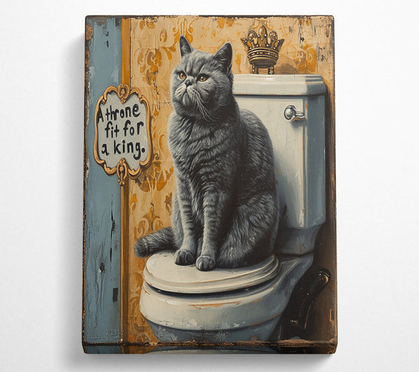  A Canvas Print of Gray Throne Fit For King Canvas Art