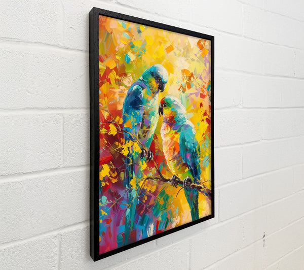 Yellow Canopy Parrots