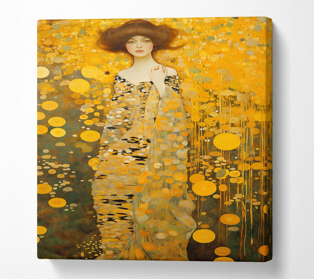  A Canvas Print of Klimt Lady Tall Canvas Art