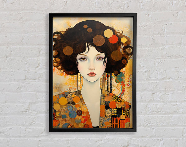 Klimt Lady Framed Print
