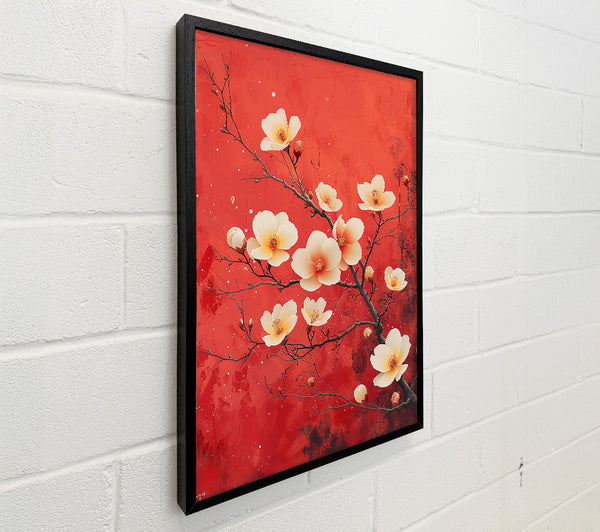 Crimson Bloom Blossoms