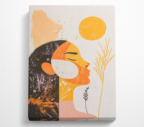  A Canvas Print of Orange Sun Dream Canvas Art