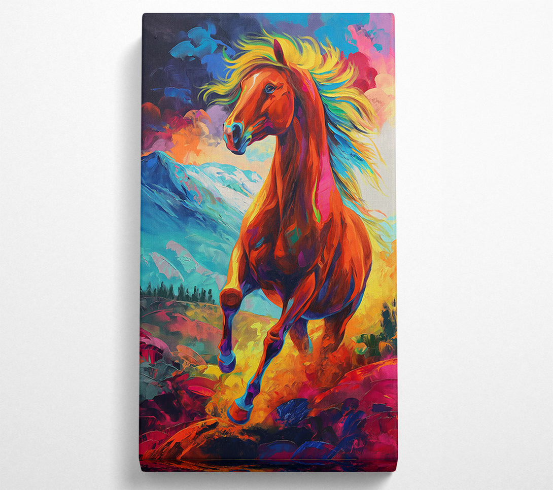  A Canvas Print of Crimson Spirit'S Flight. Canvas Print