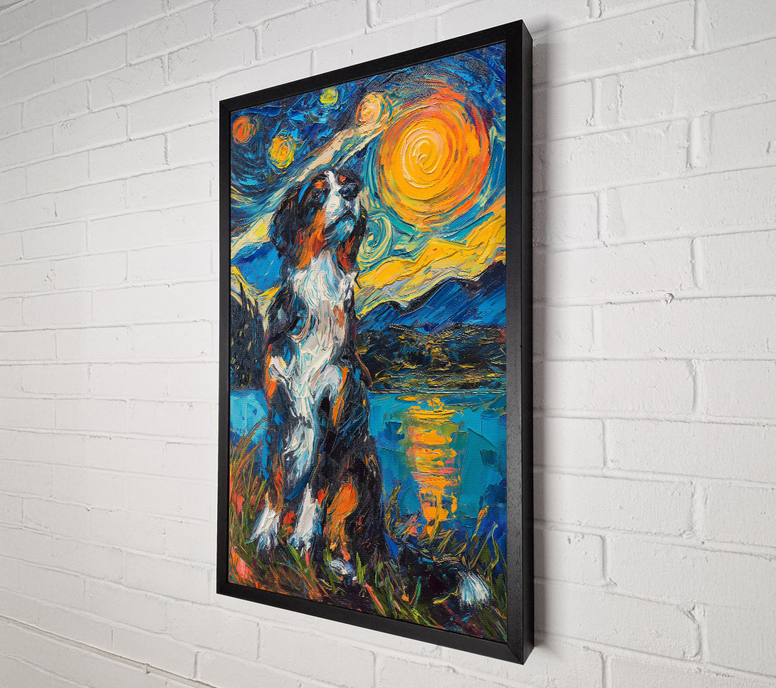  A Canvas Print of Blue Night Dream Canvas Art