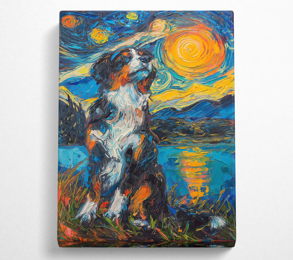  A Canvas Print of Blue Night Dream Canvas Art