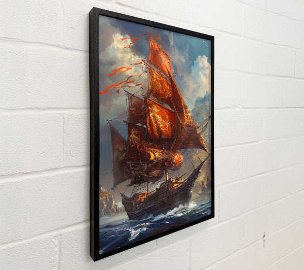 Crimson Sails Of Dawn