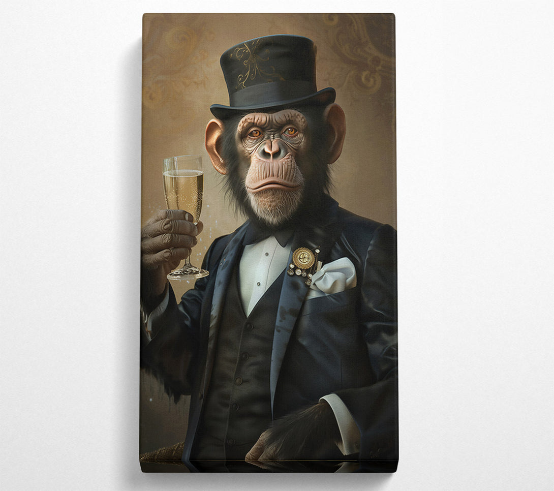  A Canvas Print of The Blue Gentleman Canvas Wall Art