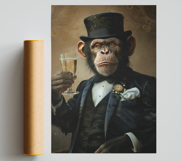 The Blue Gentleman Giclee Print