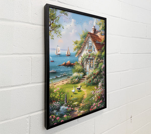 Blue Cottage Dreamscape