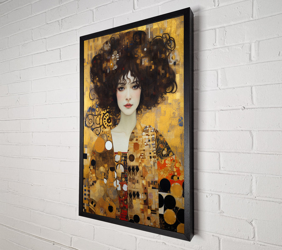  A Canvas Print of Klimtesque Canvas Print