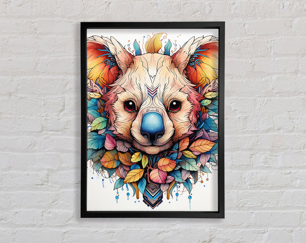 Koala Bear Nature Abstract Framed Print