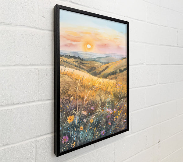 Golden Sunset Fields