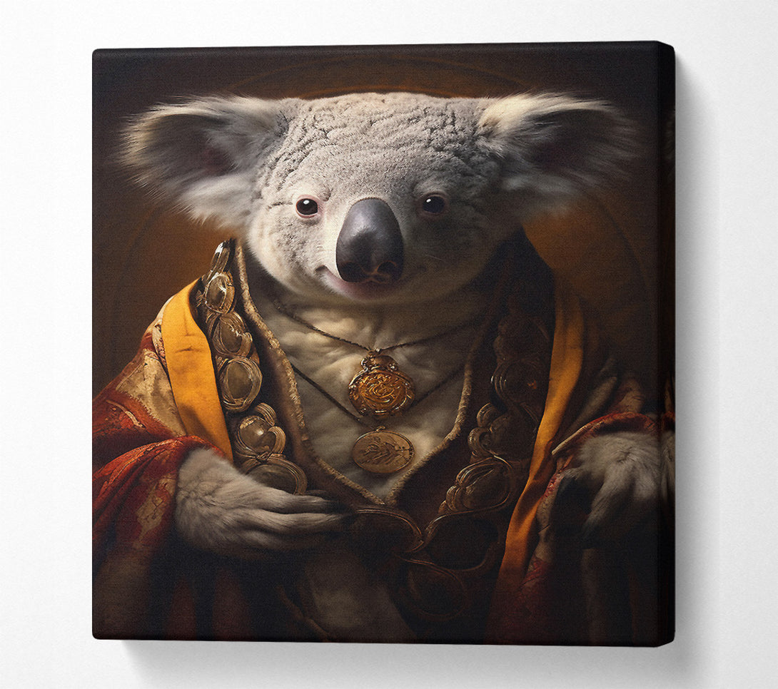  A Canvas Print of Koala Bear Renaissance Canvas Wall Art