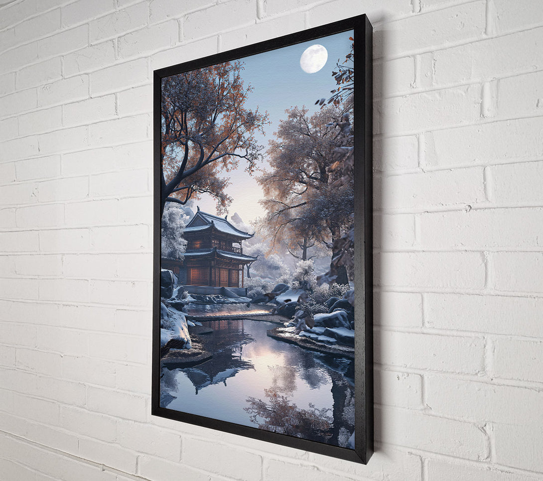  A Canvas Print of Azure Sky Temple Canvas Art