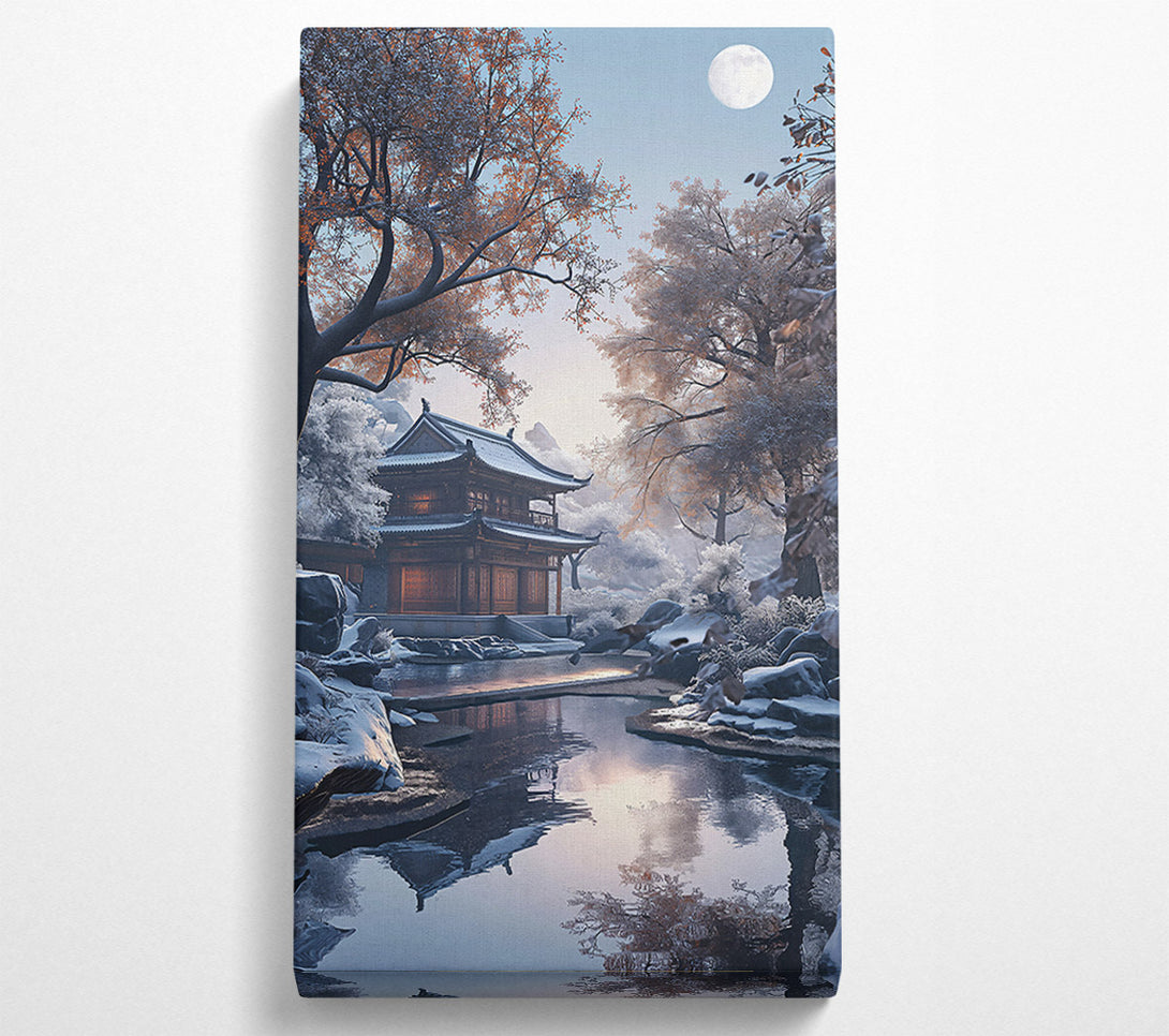  A Canvas Print of Azure Sky Temple Canvas Art