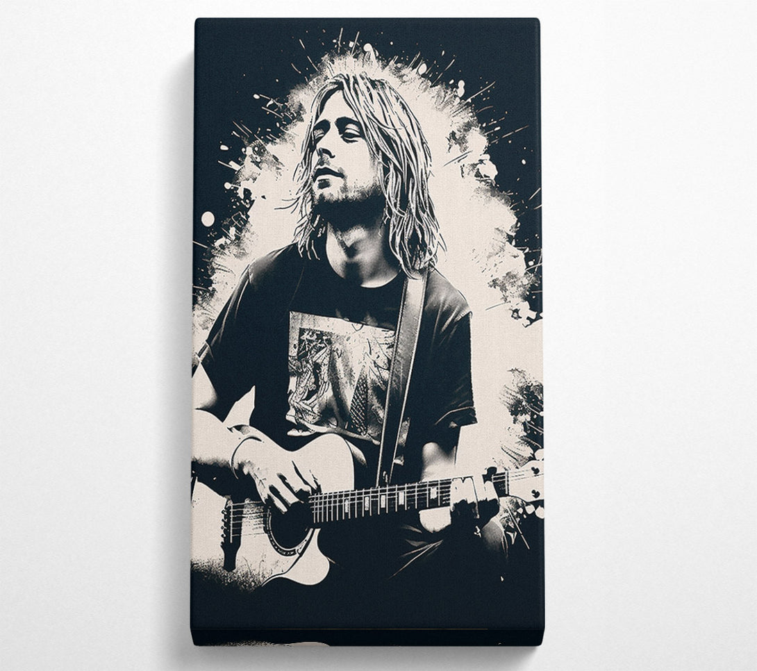  A Canvas Print of Kurt Cobain Acoustic Canvas Print