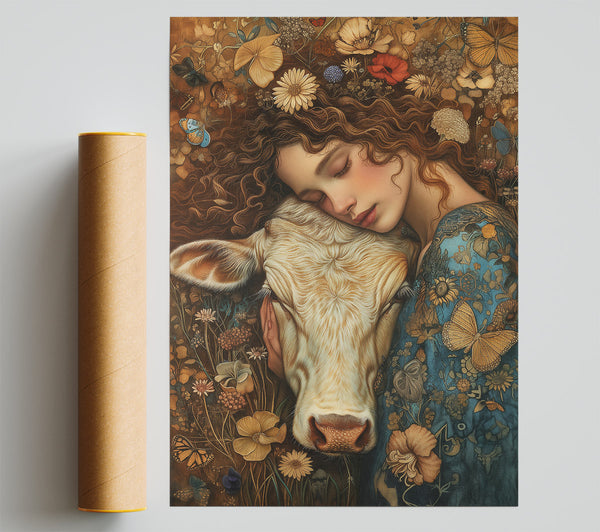 Golden Cow Slumber Poster
