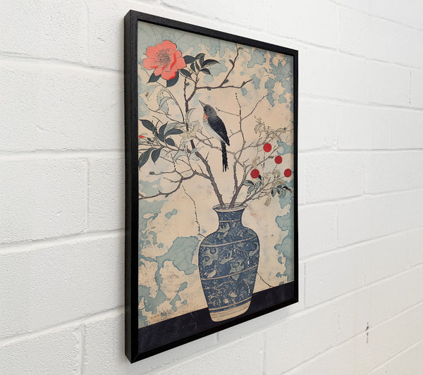 Blue Porcelain Bloom
