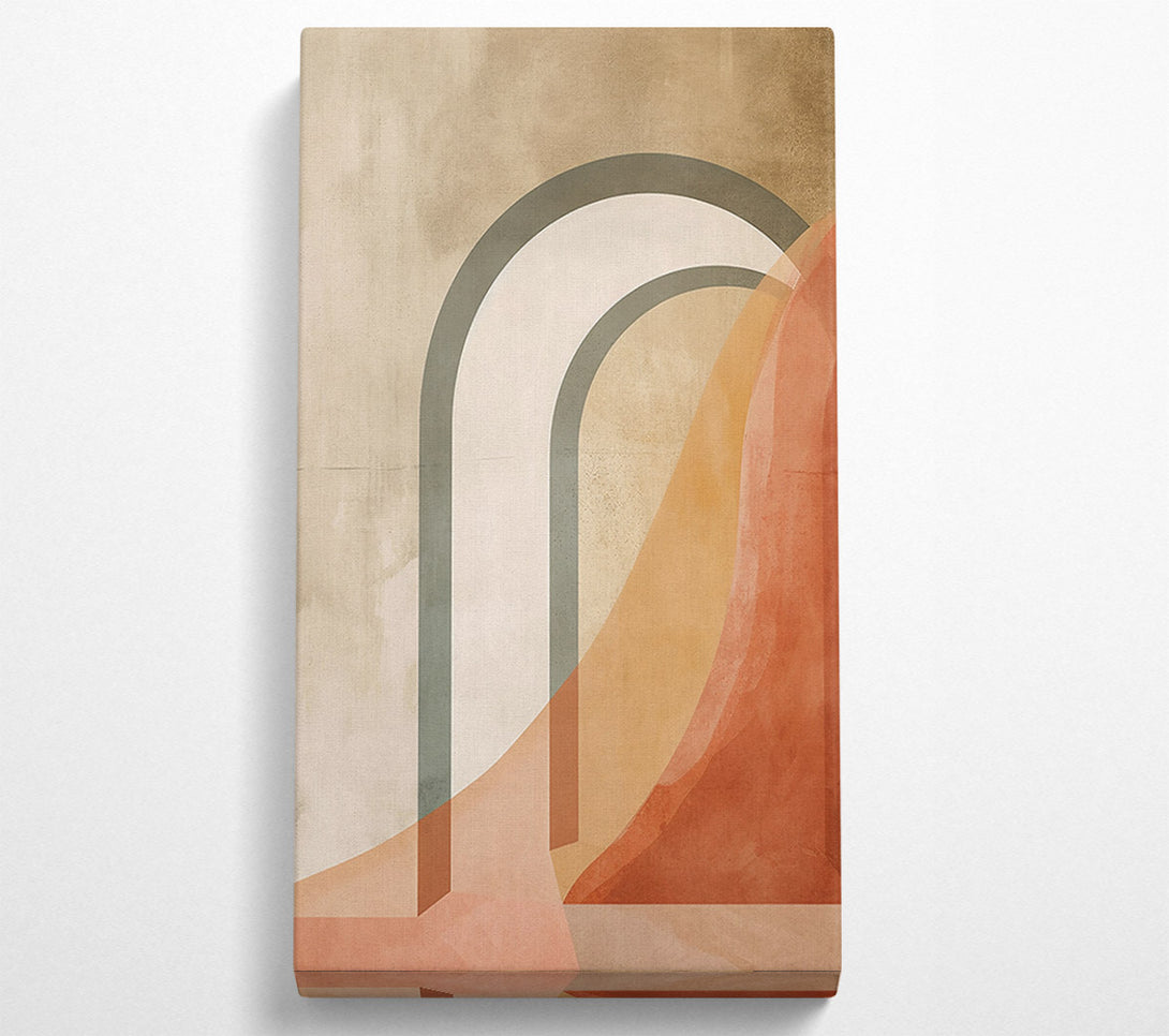  A Canvas Print of Terracotta Archways Canvas Print