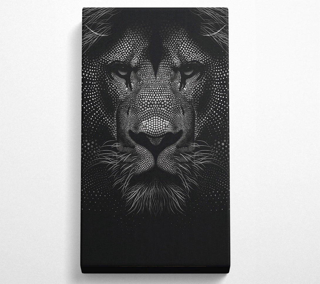  A Canvas Print of White Dotted Majesty Canvas Art