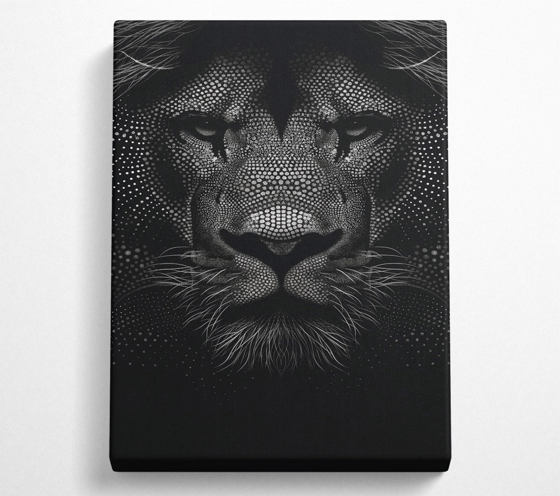  A Canvas Print of White Dotted Majesty Canvas Art