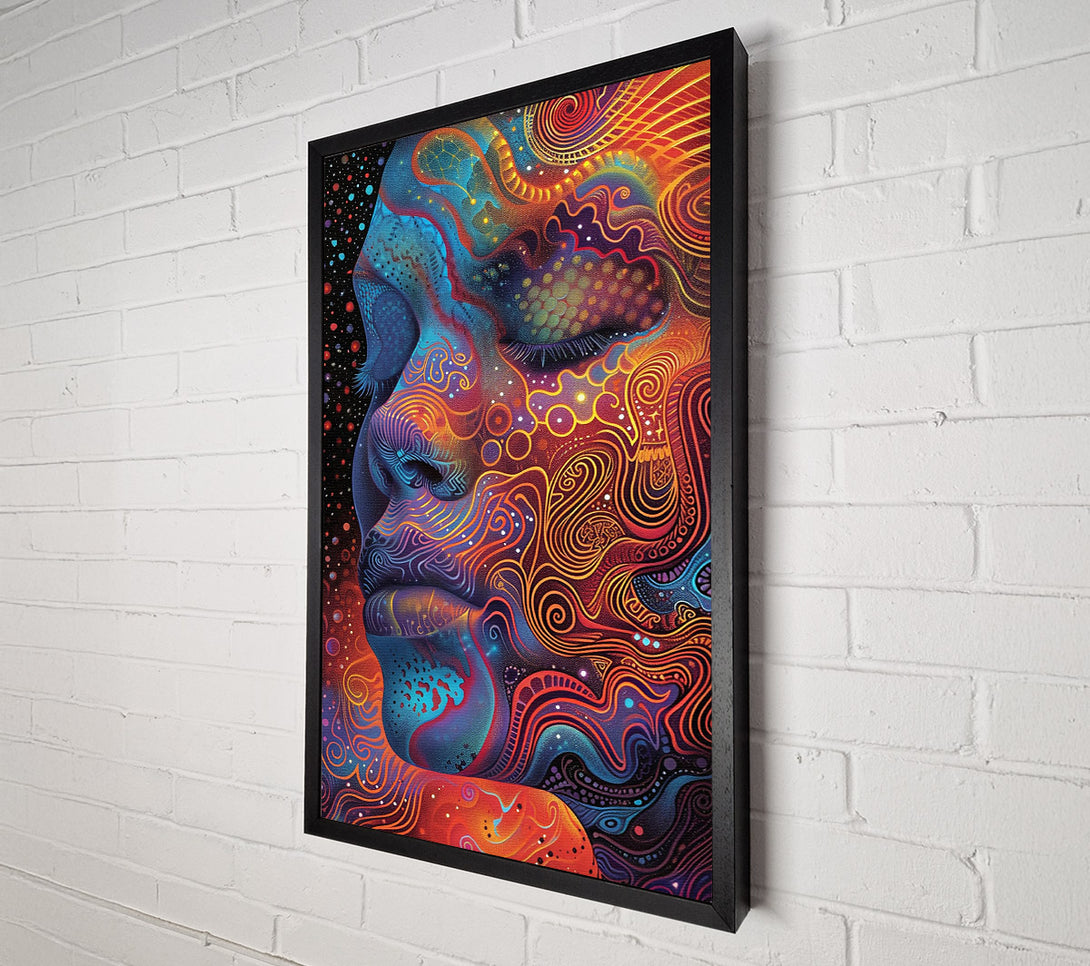  A Canvas Print of Crimson Cosmic Dream Canvas Print