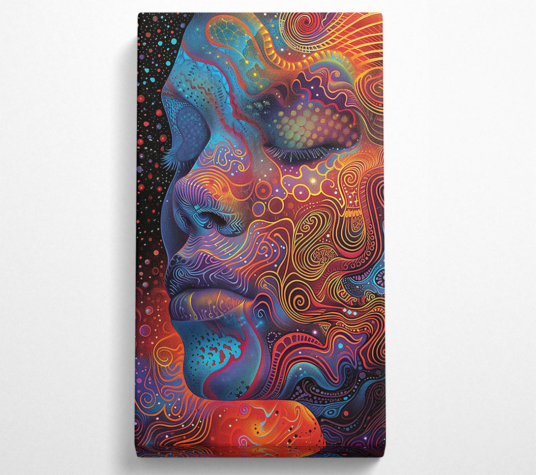  A Canvas Print of Crimson Cosmic Dream Canvas Print
