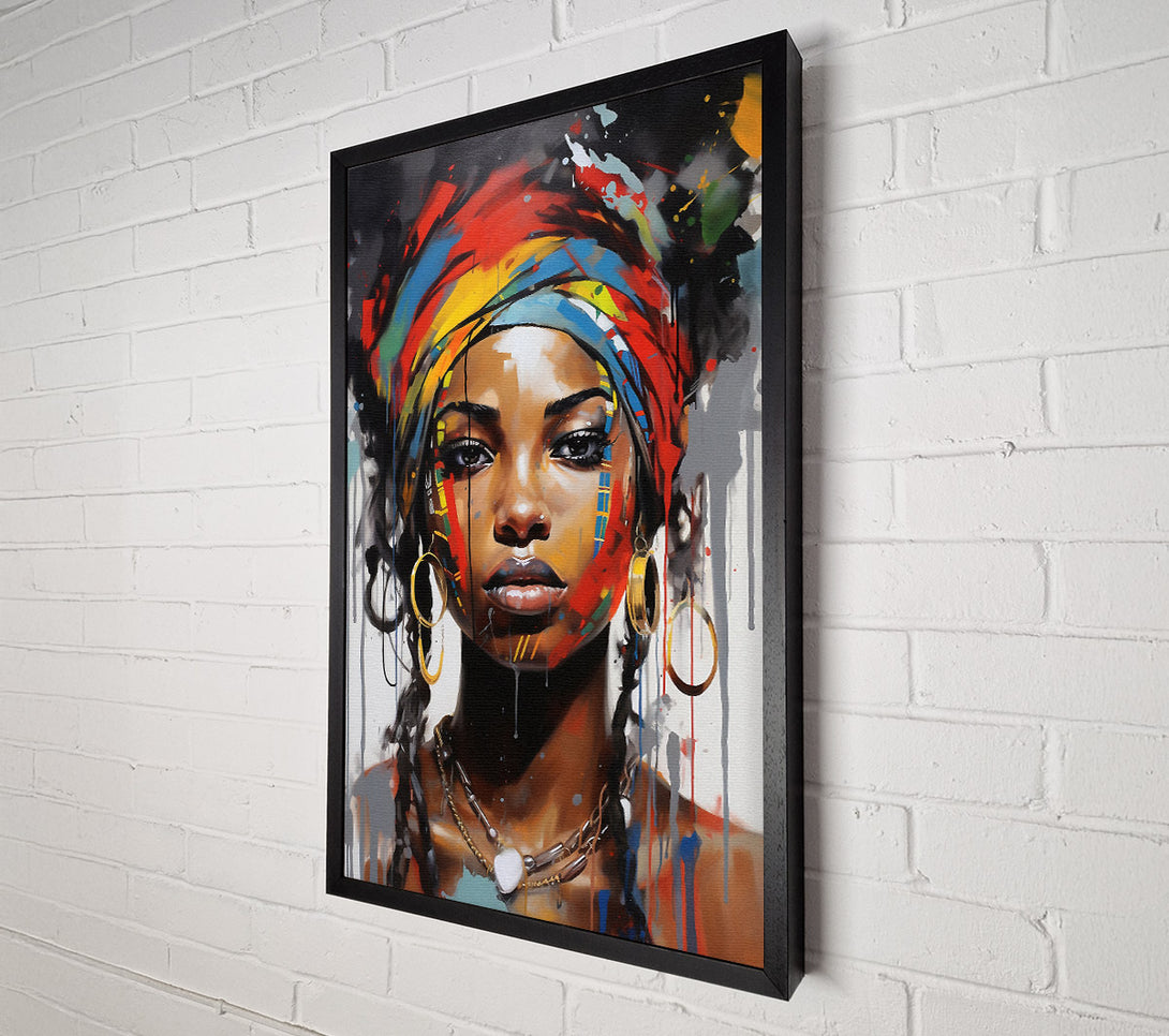  A Canvas Print of Lady Looking Canvas Wall Art