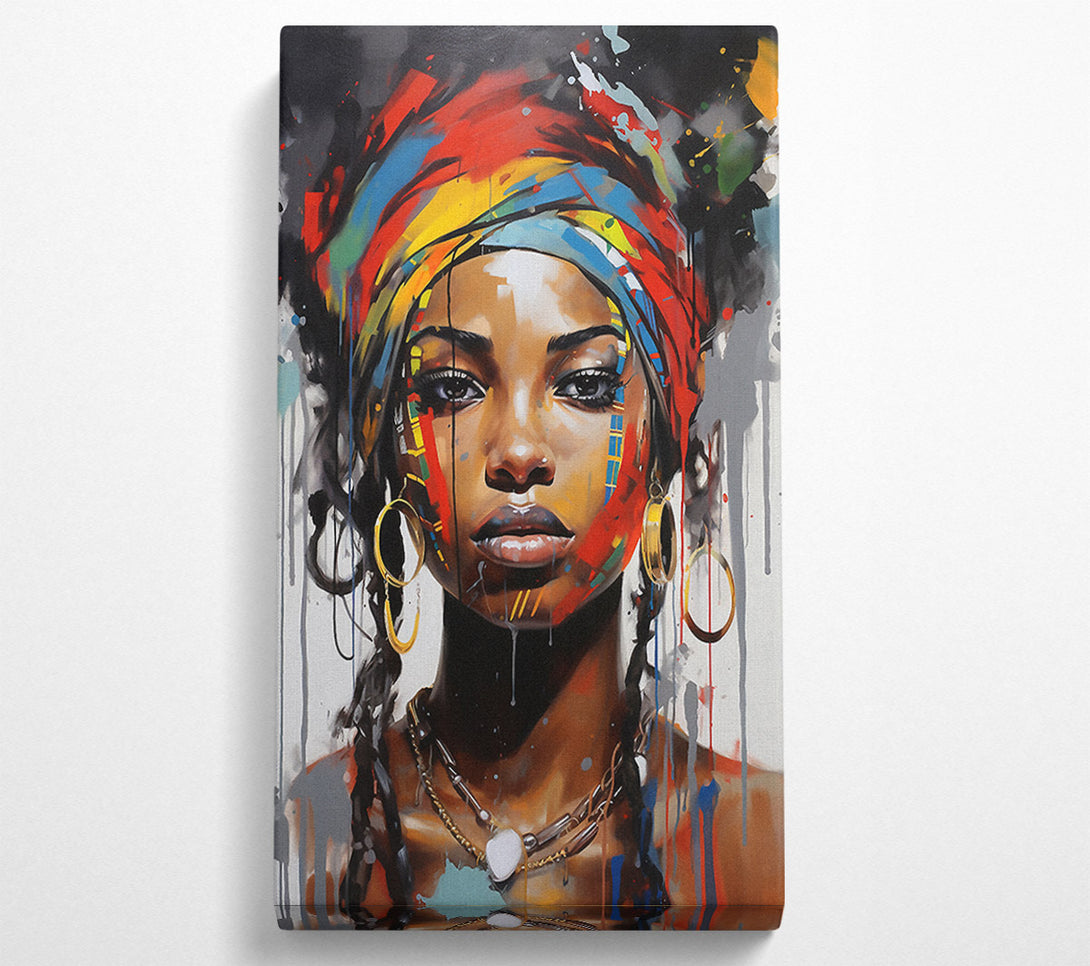  A Canvas Print of Lady Looking Canvas Wall Art