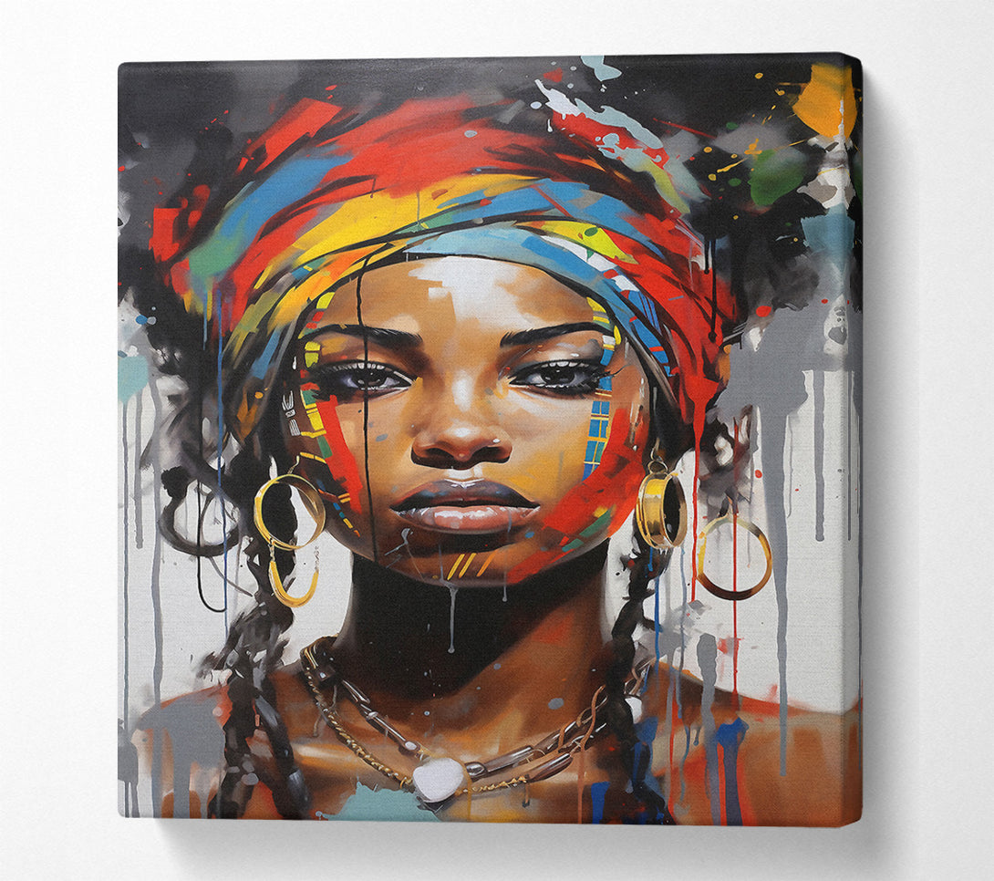  A Canvas Print of Lady Looking Canvas Wall Art