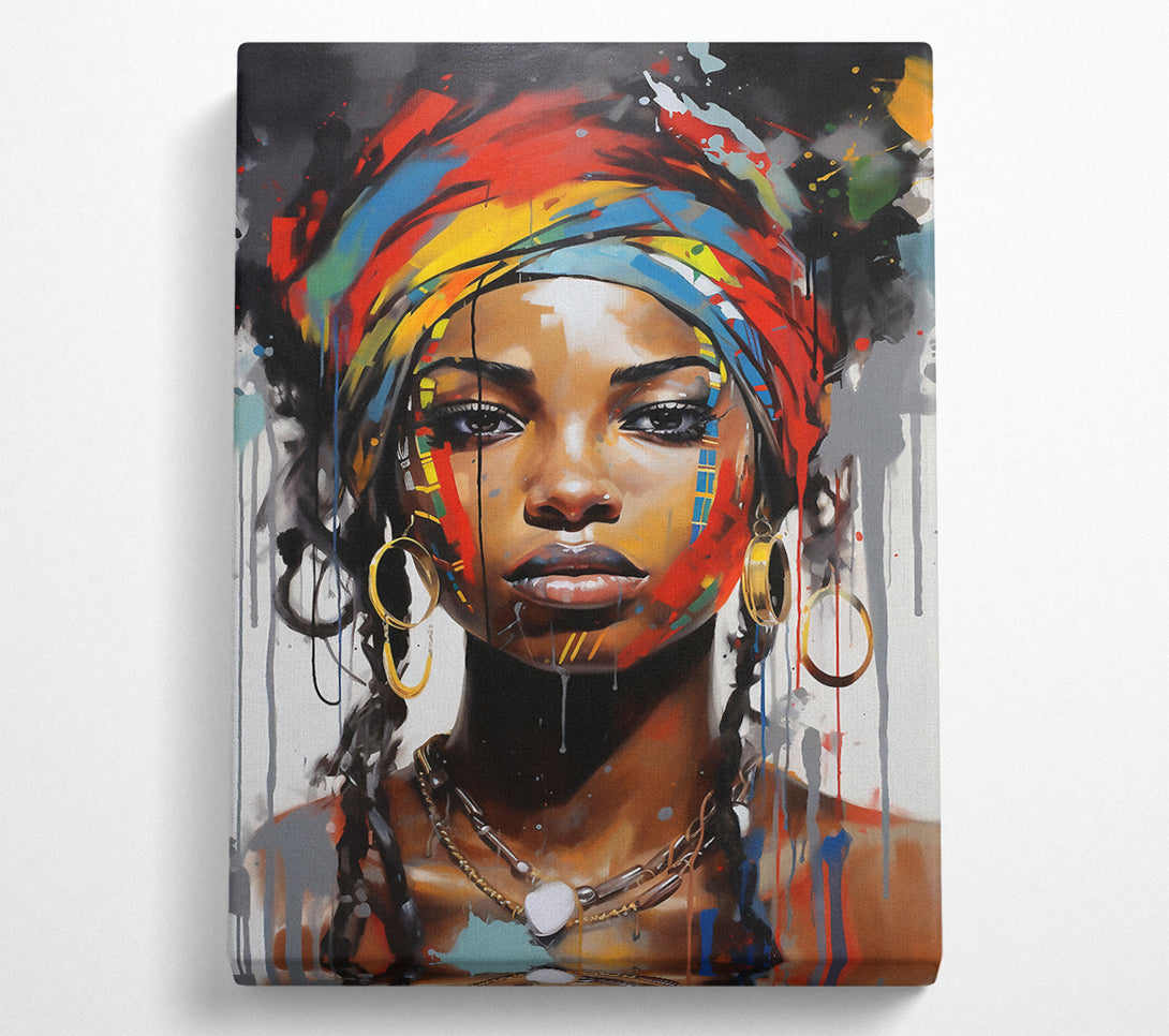  A Canvas Print of Lady Looking Canvas Wall Art