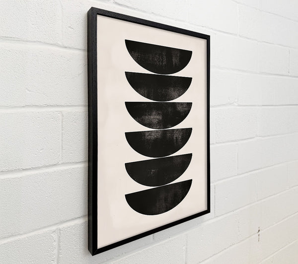 Black Semicircle Stacking