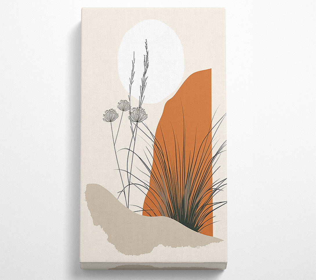  A Canvas Print of Burnt Orange Oasis Canvas Art