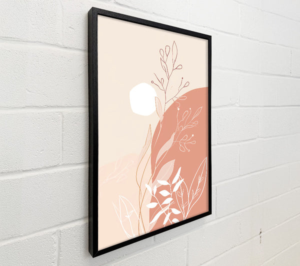 Peach Floral Bloom