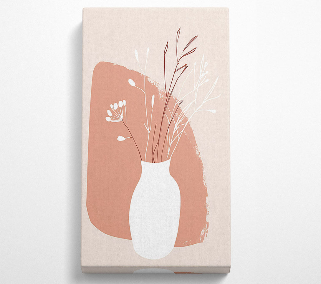  A Canvas Print of Dusty Rose Blooms Canvas Wall Art